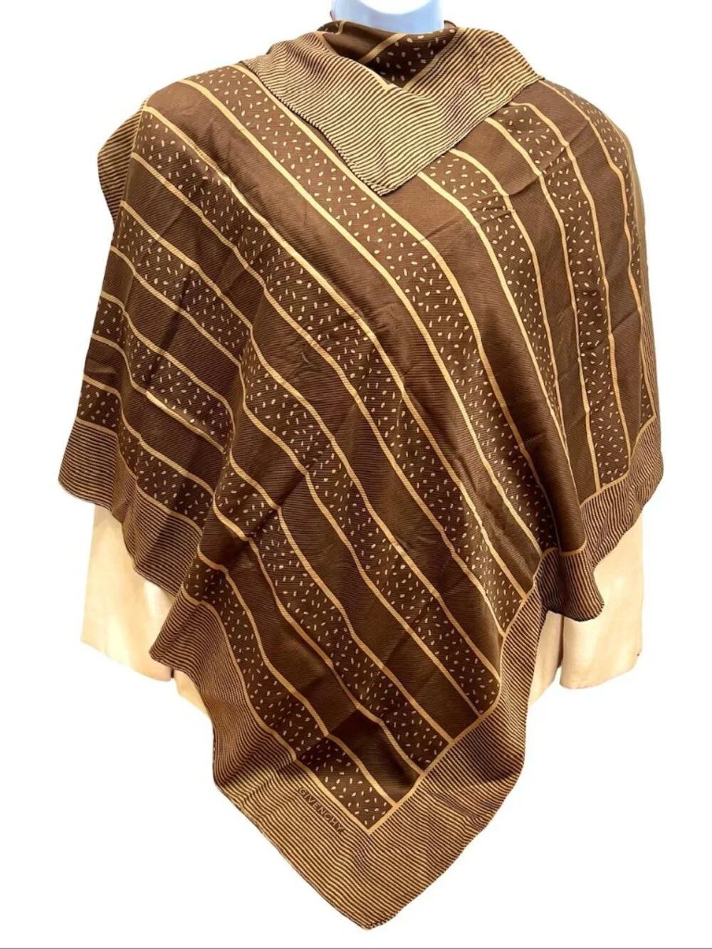 Vintage Givenchy 100% Silk Scarf 34